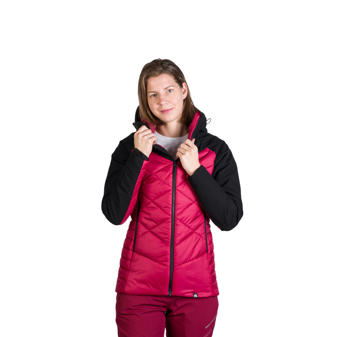 Women's hiking hybrid jacket with DEANNE softshell
