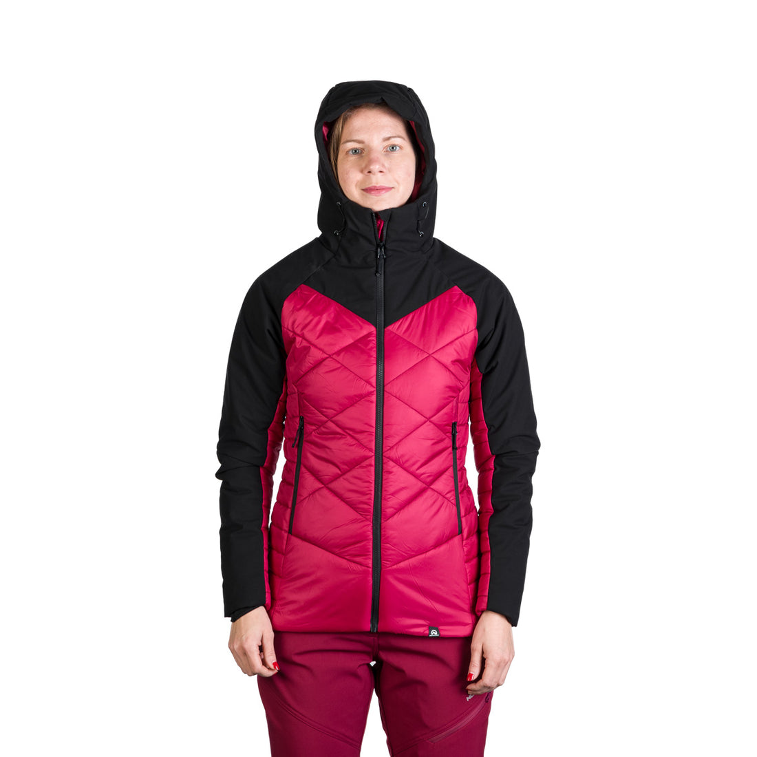 Women's hiking hybrid jacket with DEANNE softshell
