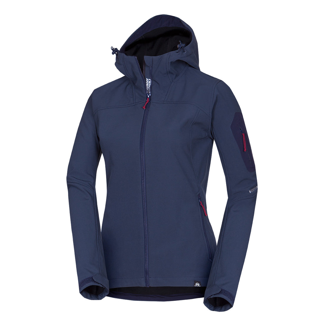 Women's hiking softshell hybrid jacket KAIRYLA