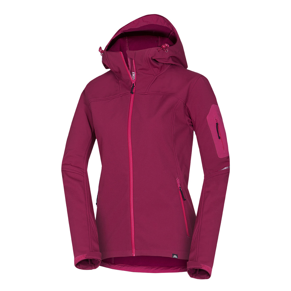 Women's hiking softshell hybrid jacket KAIRYLA
