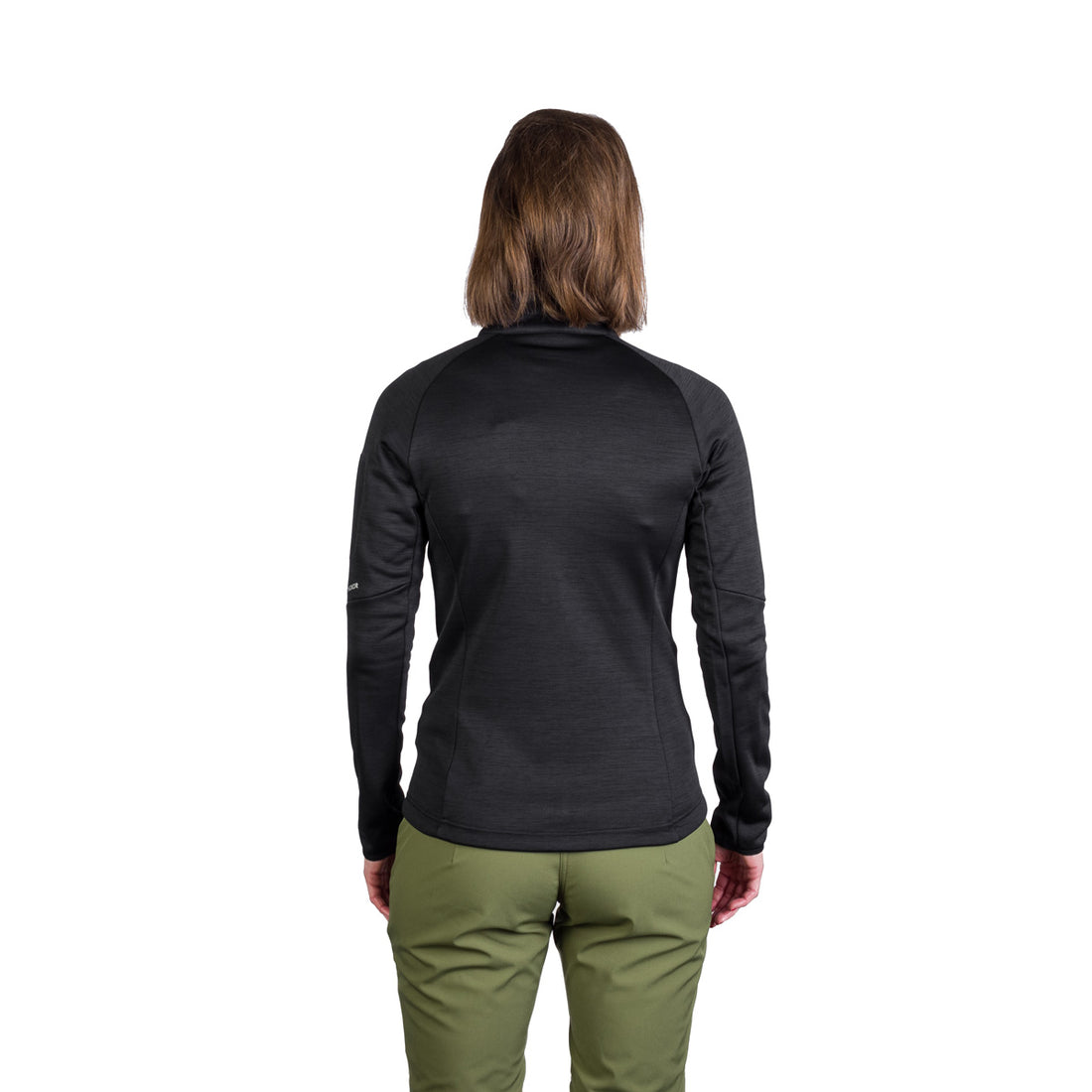 Women's hiking sweatshirt made of melange TAMARA fleece