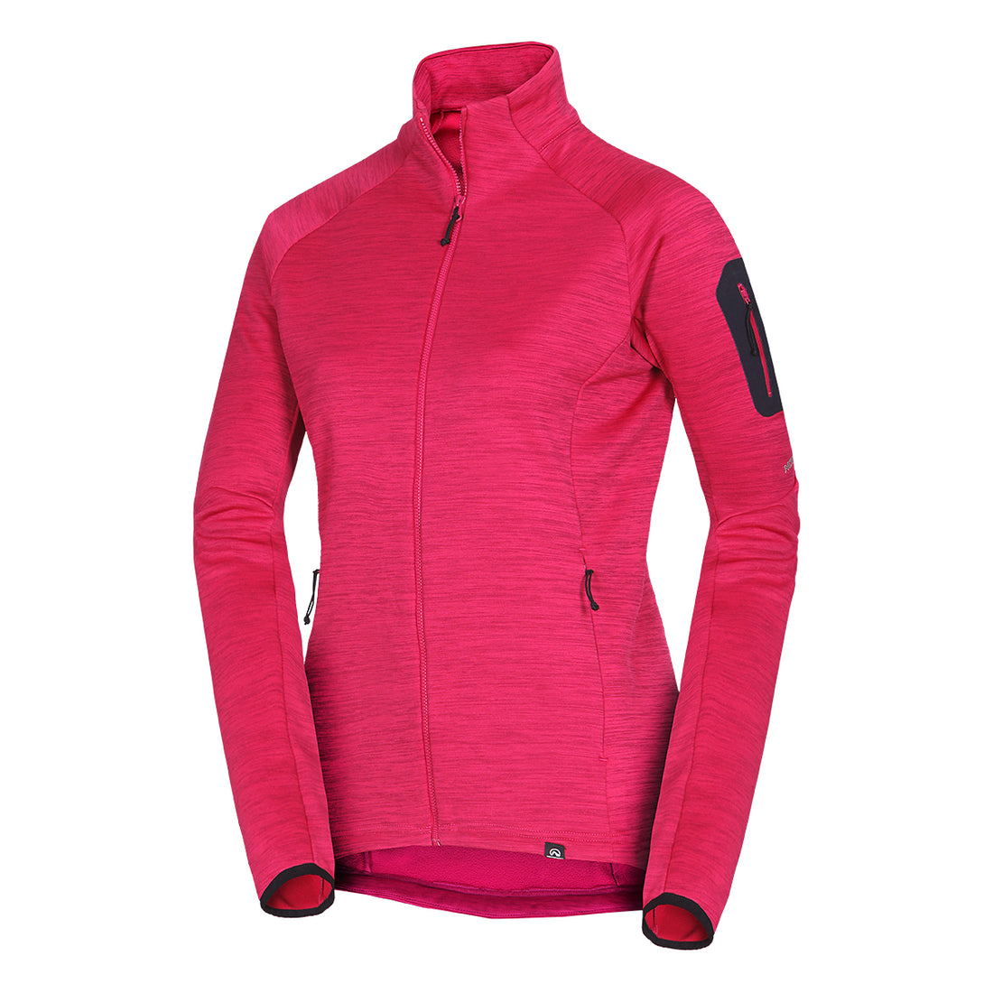 Women's hiking sweatshirt made of melange TAMARA fleece