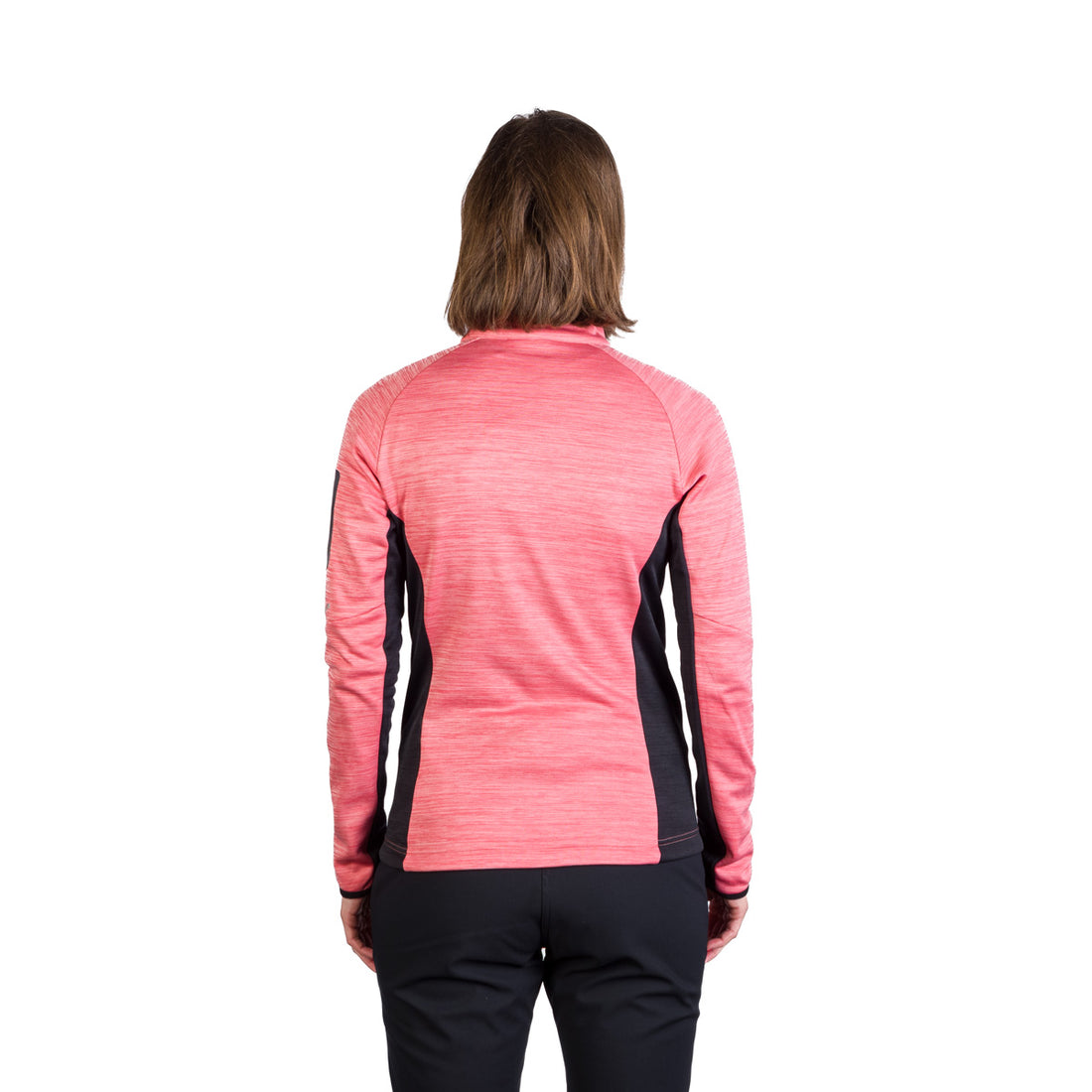 Women's hiking sweatshirt made of melange TAMARA fleece