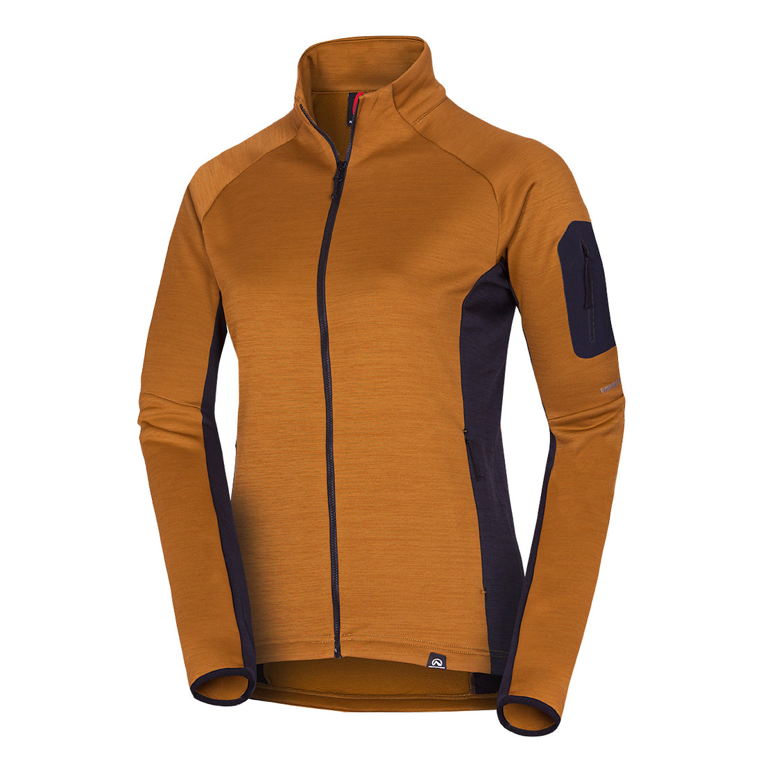 Women's hiking sweatshirt made of melange TAMARA fleece