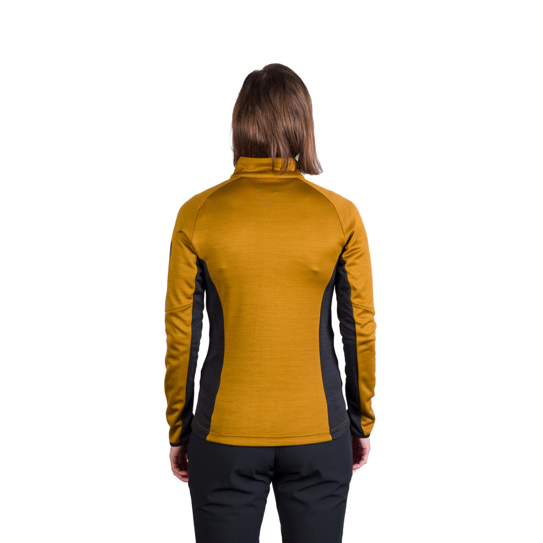 Women's hiking sweatshirt made of melange TAMARA fleece