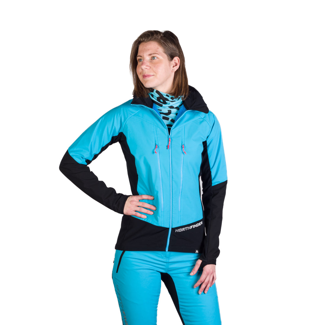 Women's hybrid ski-touring jacket Polartec® KRIZNA 2