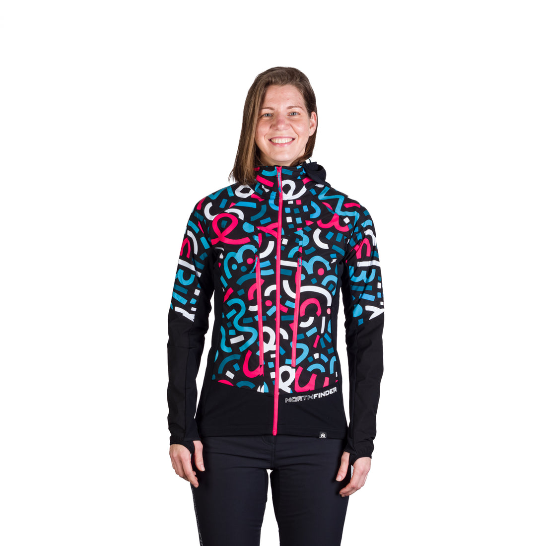 Women's hybrid ski-touring jacket Polartec® KRIZNA 2