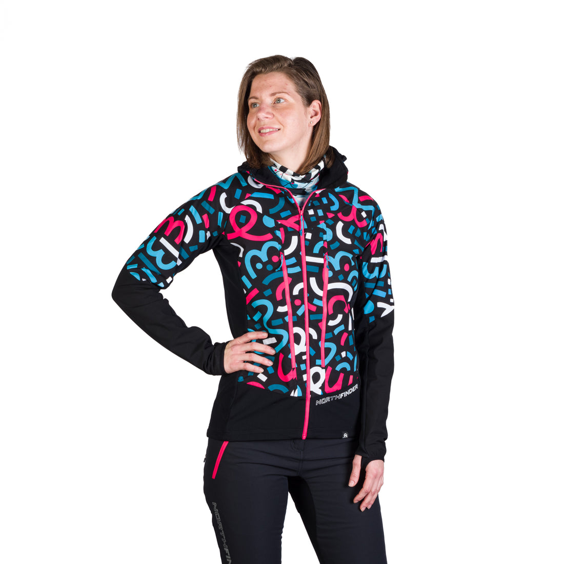 Women's hybrid ski-touring jacket Polartec® KRIZNA 2