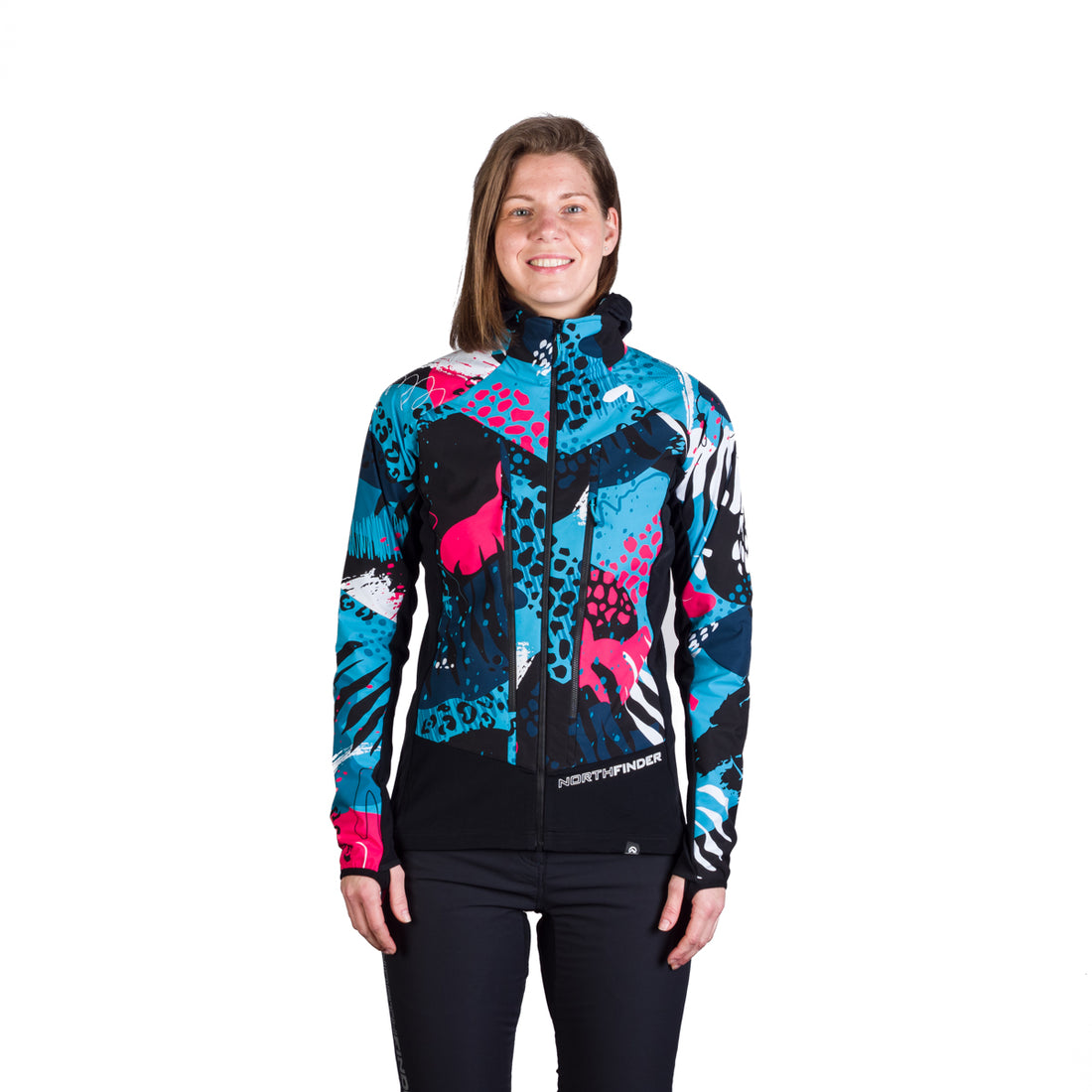 Women's hybrid ski-touring jacket Polartec® KRIZNA 2