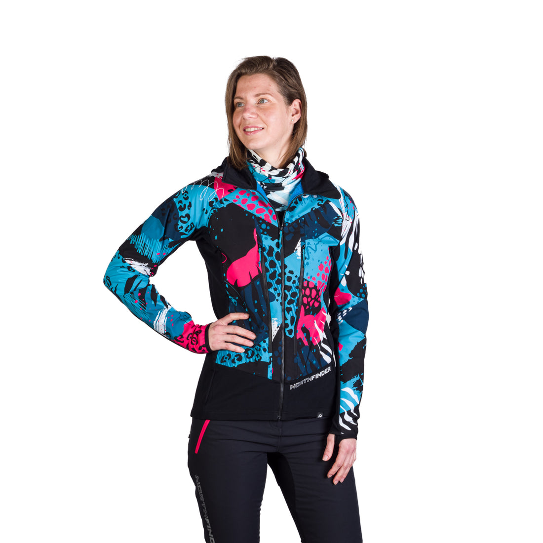 Women's hybrid ski-touring jacket Polartec® KRIZNA 2