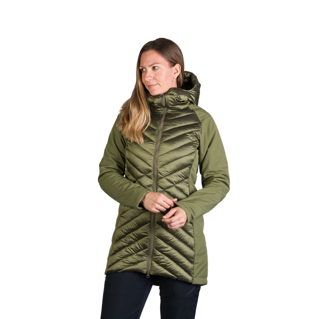Women's insulated hybrid jacket GINGER