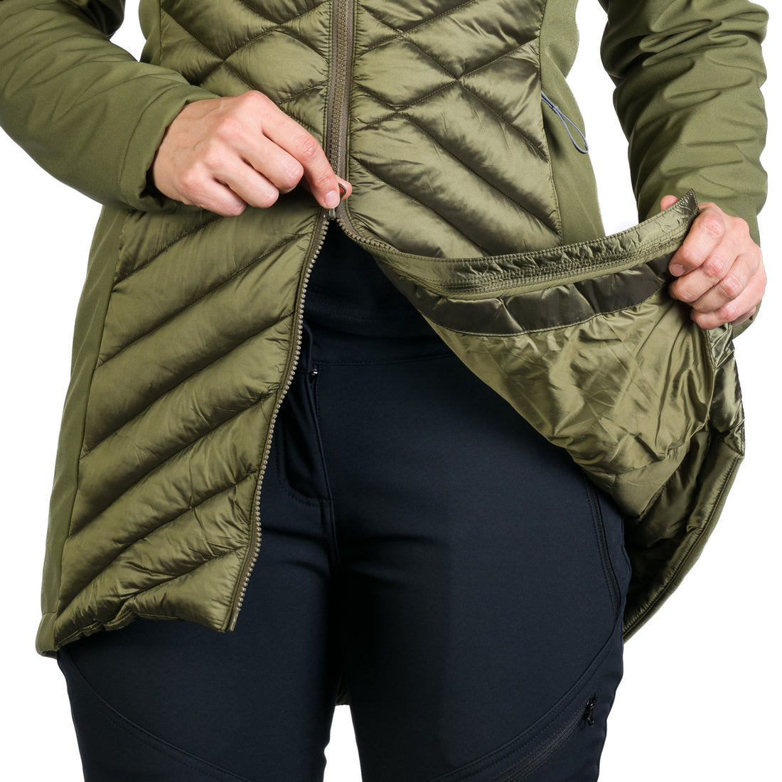 Women's insulated hybrid jacket GINGER