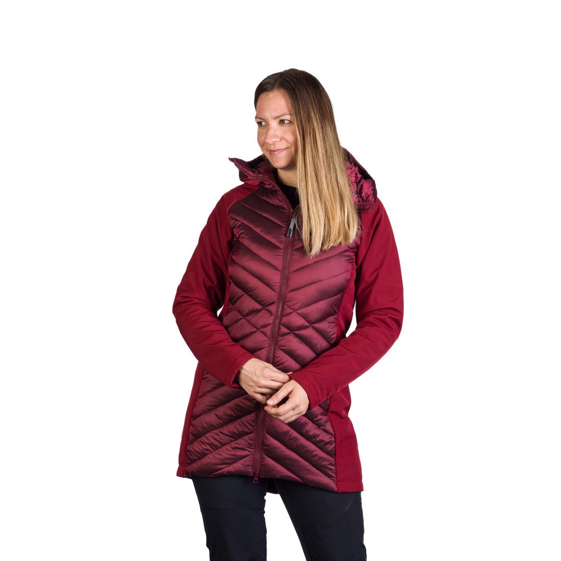 Women's insulated hybrid jacket GINGER