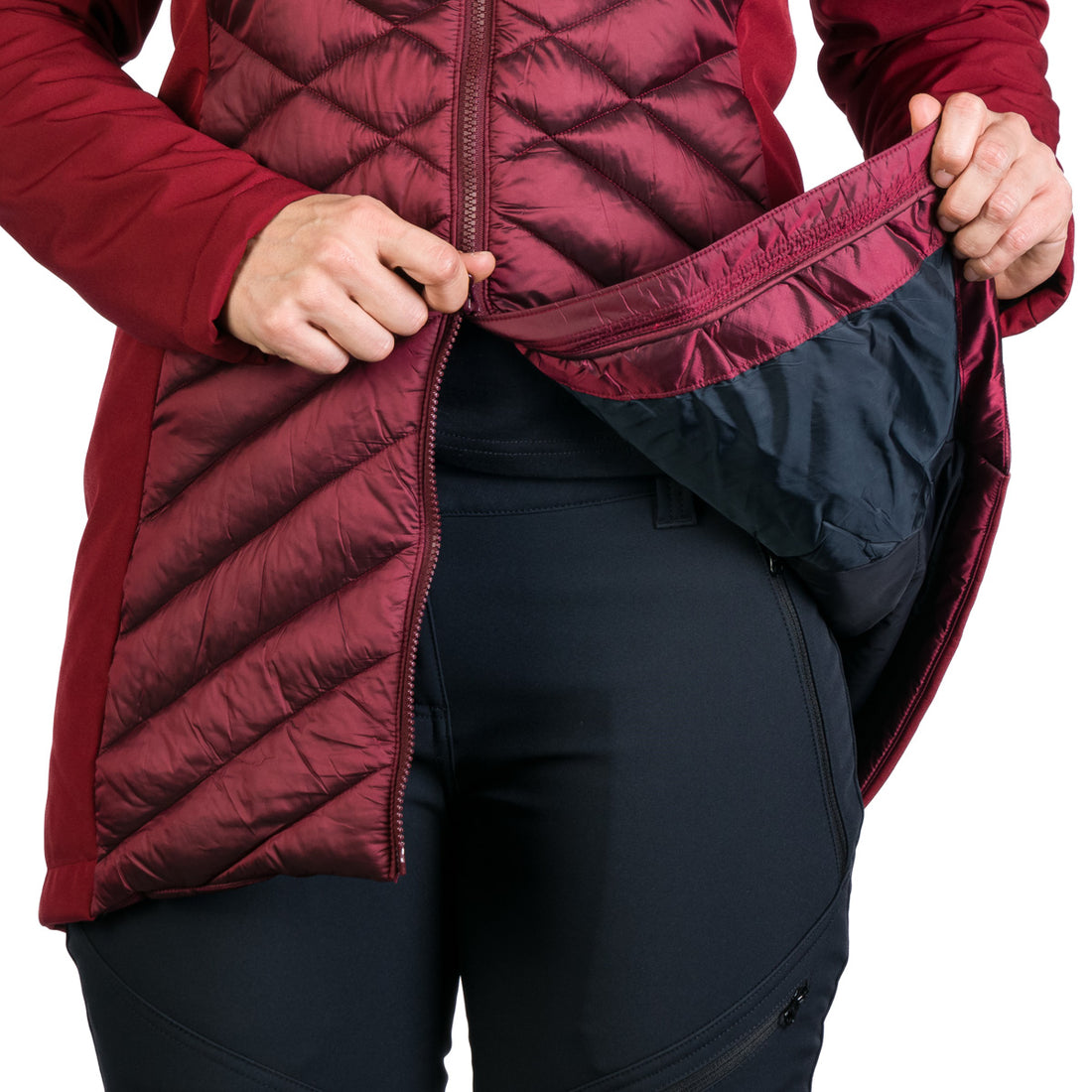 Women's insulated hybrid jacket GINGER