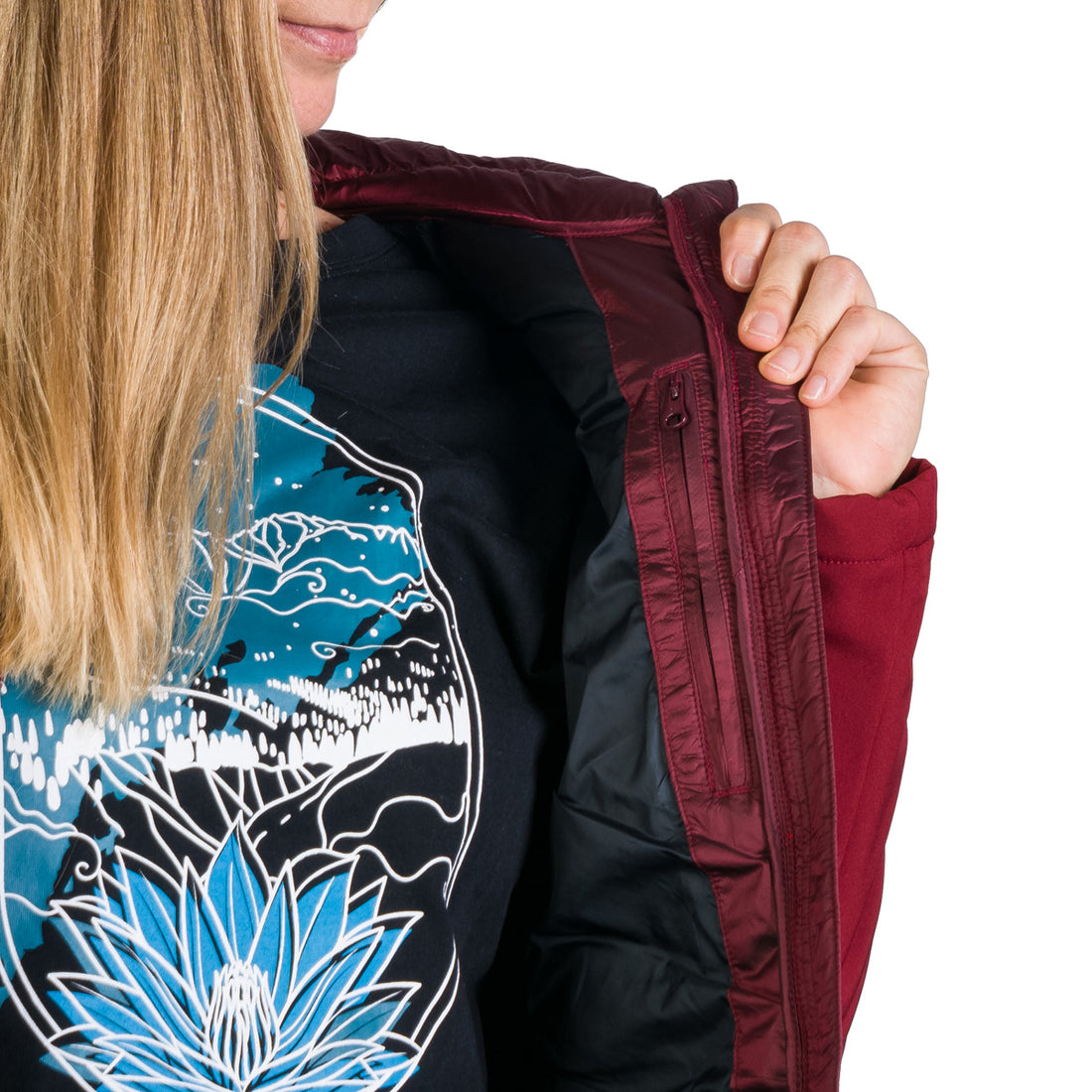 Women's insulated hybrid jacket GINGER