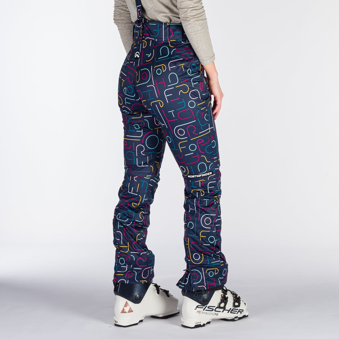 Women's insulated waterproof ski pants VERNA