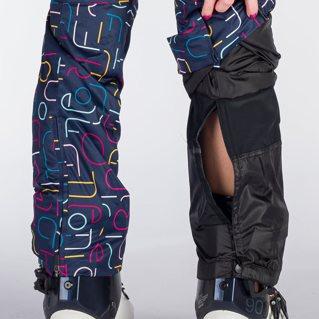 Women's insulated waterproof ski pants VERNA