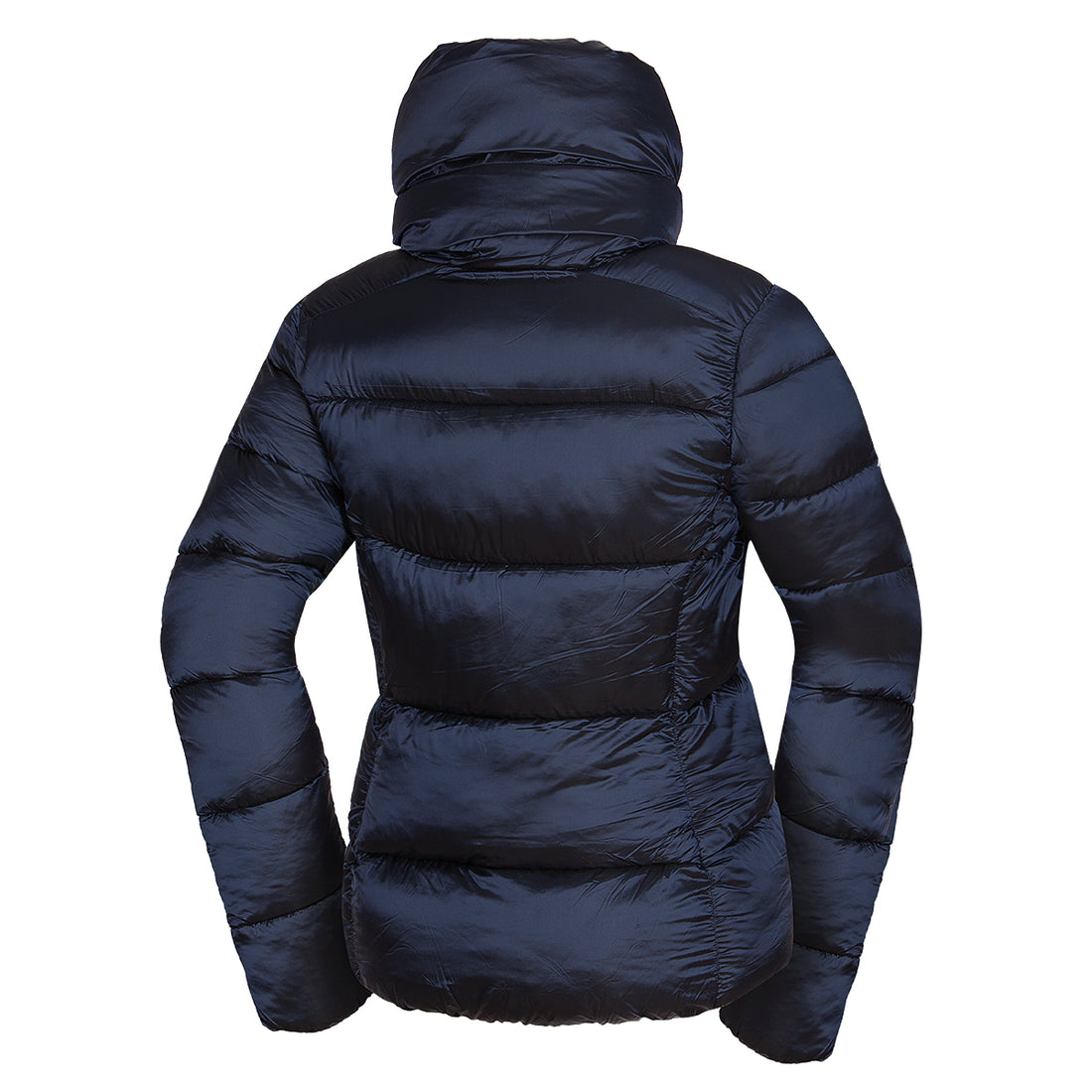 Women's jacket insulated metallic style collar VONESA
