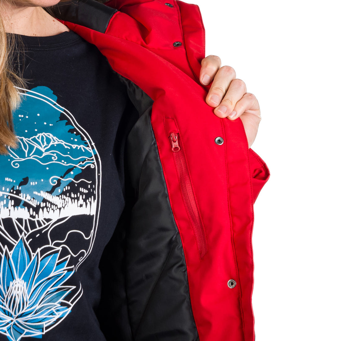 Women's light semi-fitting jacket JACQUELYN