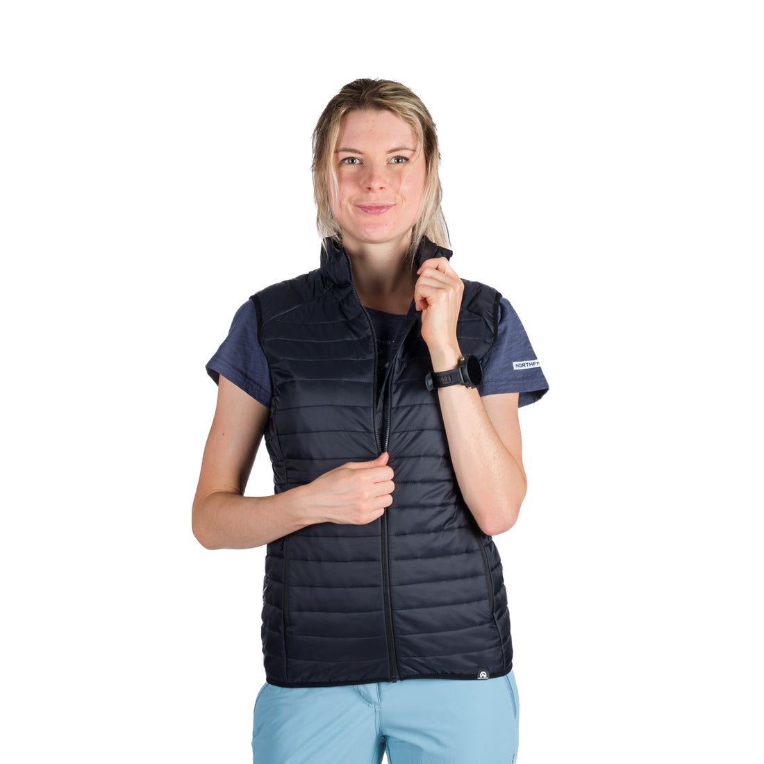  Women's lightweight active insulated vest SAMANTHA