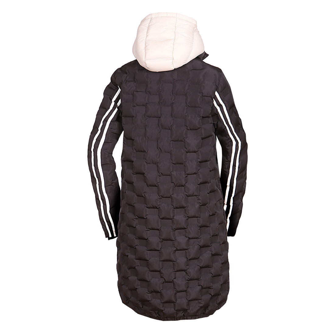 Women's long jacket with gluing in the shape of a cube LAURIE