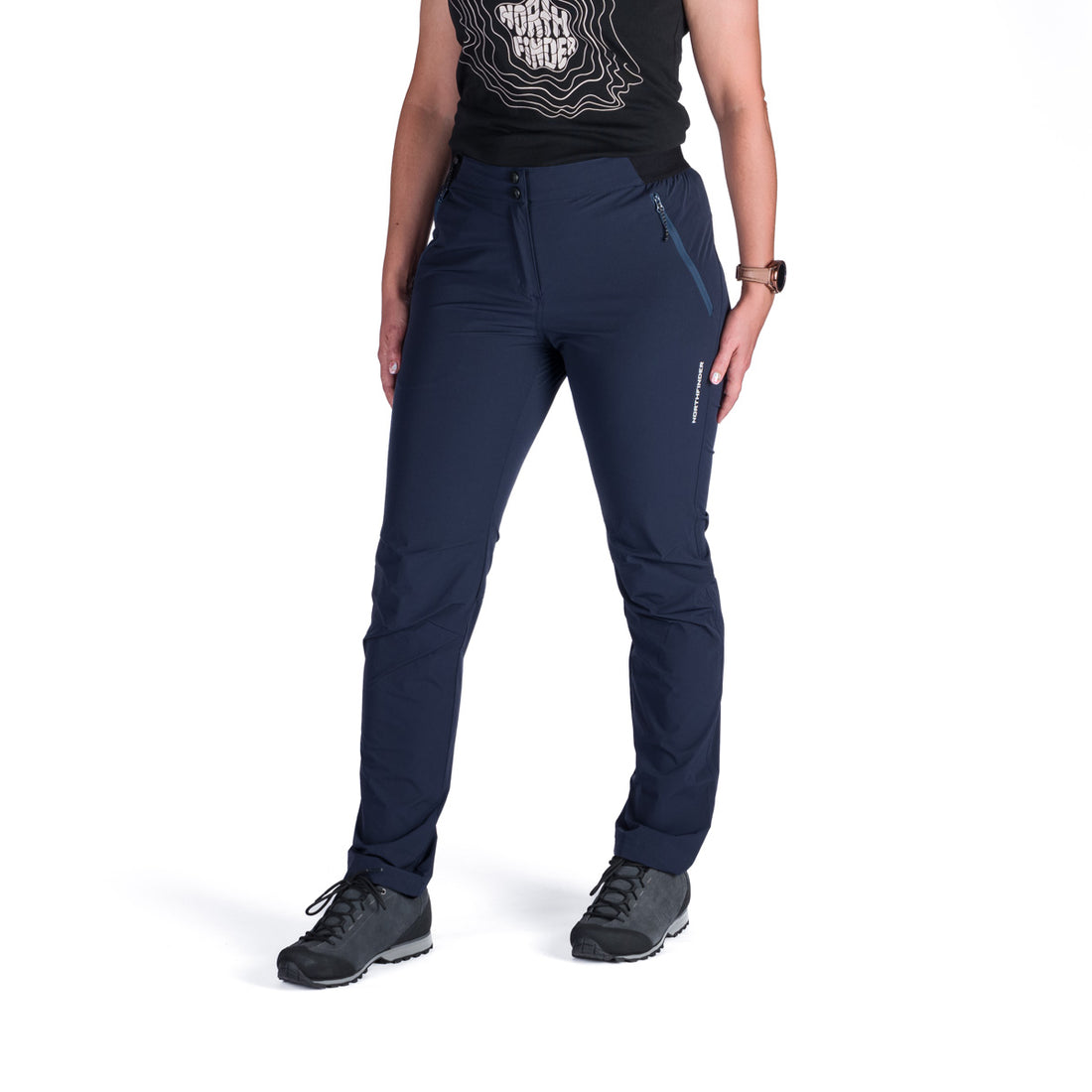 Women's outdoor lightweight elastic regular fit trousers TIA