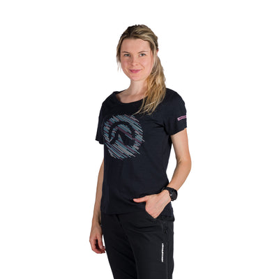 Women's outdoor merino T-shirt LINDSEY