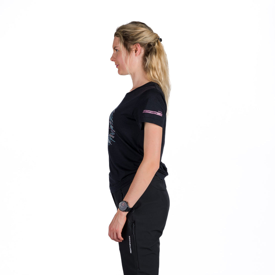  Women's outdoor merino T-shirt LINDSEY