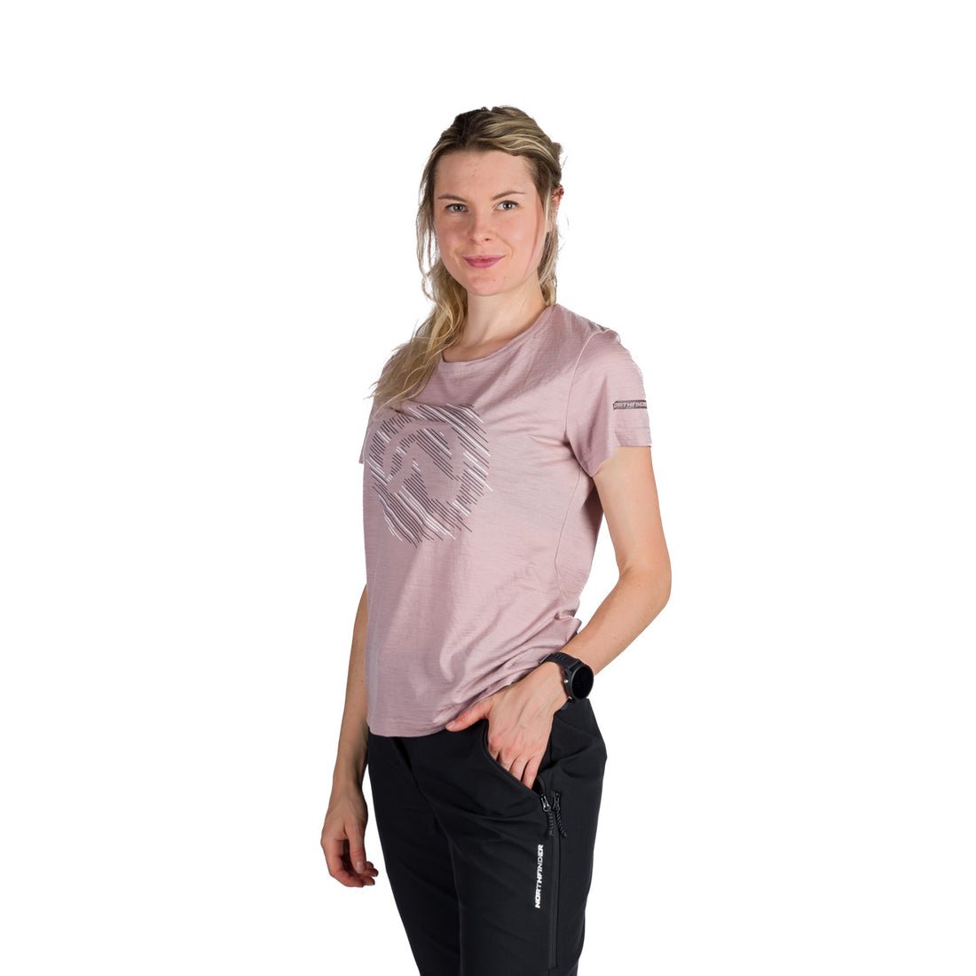  Women's outdoor merino T-shirt LINDSEY