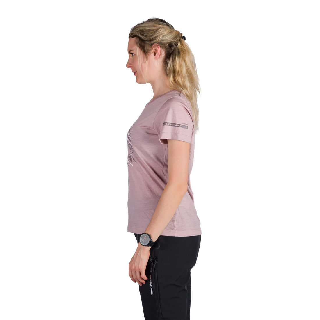  Women's outdoor merino T-shirt LINDSEY