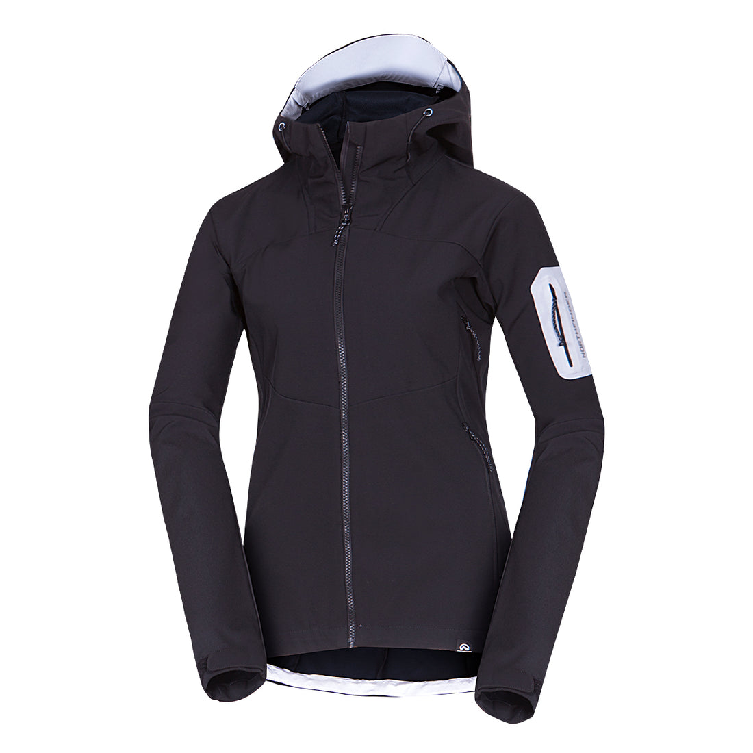  Women's outdoor softshell jacket with hood 3L ANGIE