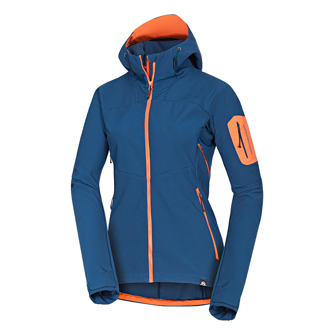  Women's outdoor softshell jacket with hood 3L ANGIE