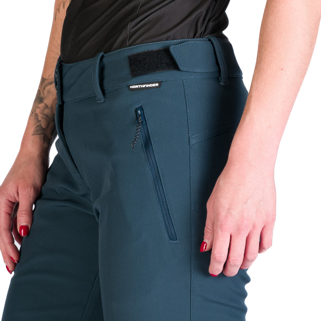 Women's outdoor softshell pants TAMI