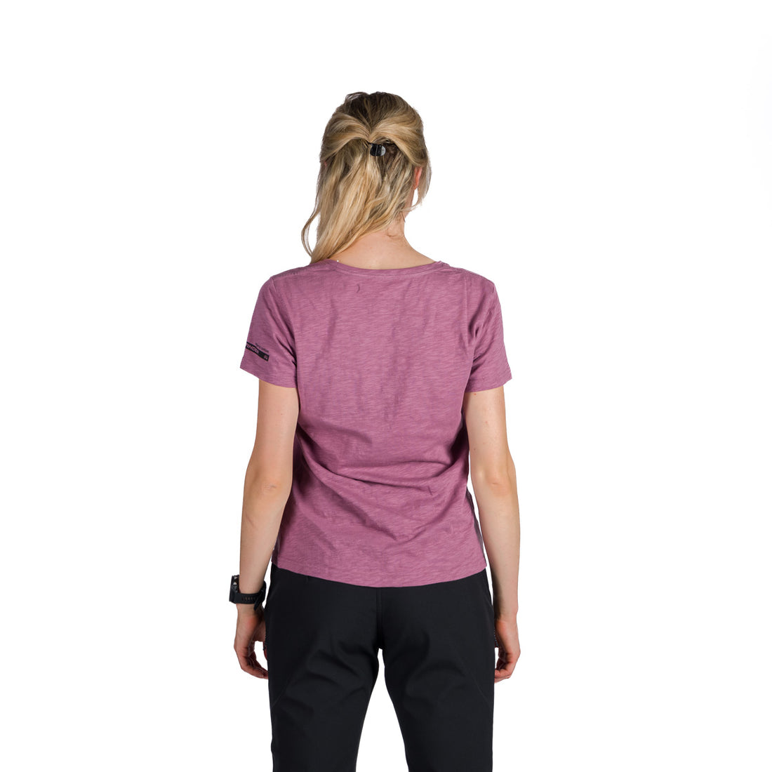 Women's outdoor T-shirt made of organic slub cotton AMIE