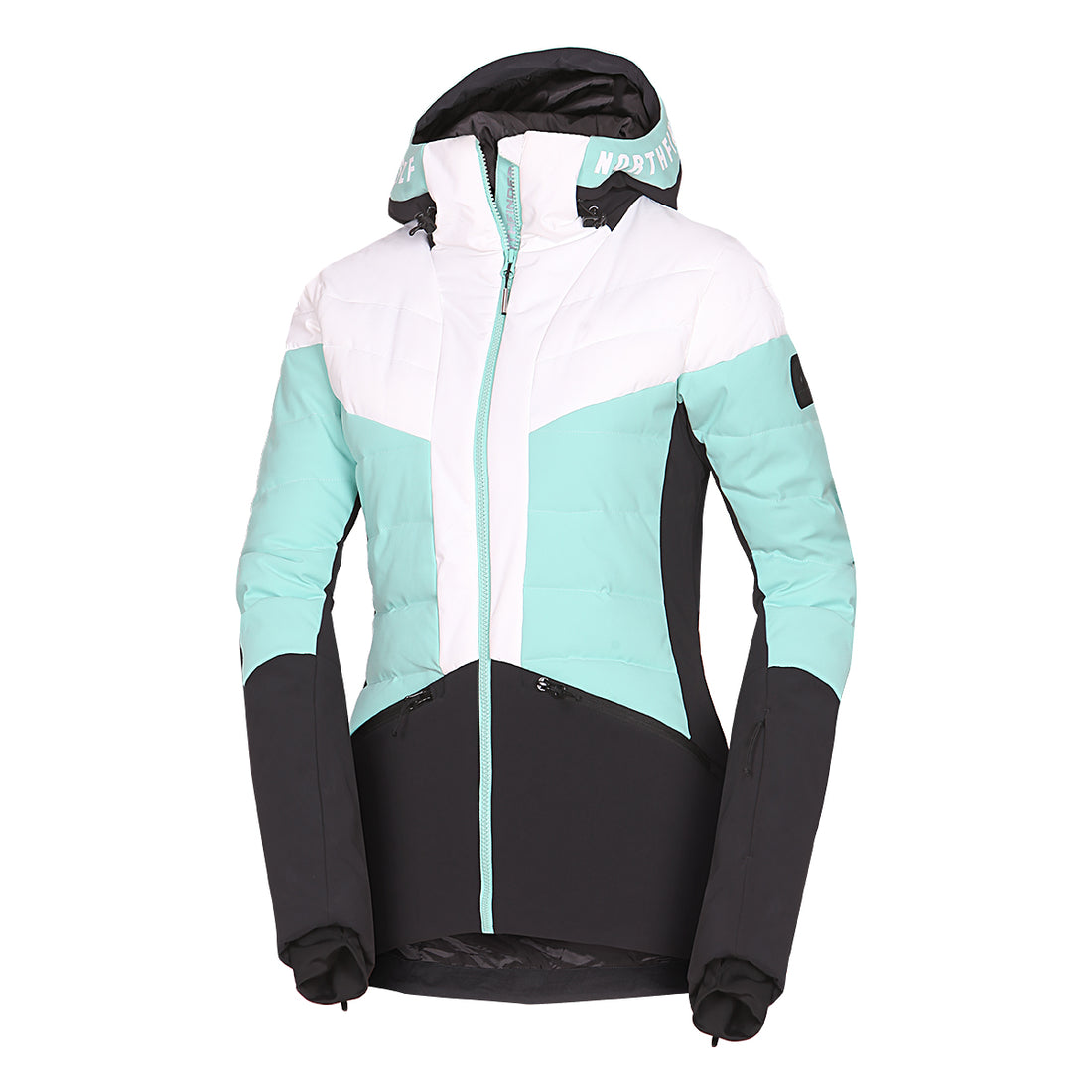 Women's quilted insulated ski jacket NANETTE