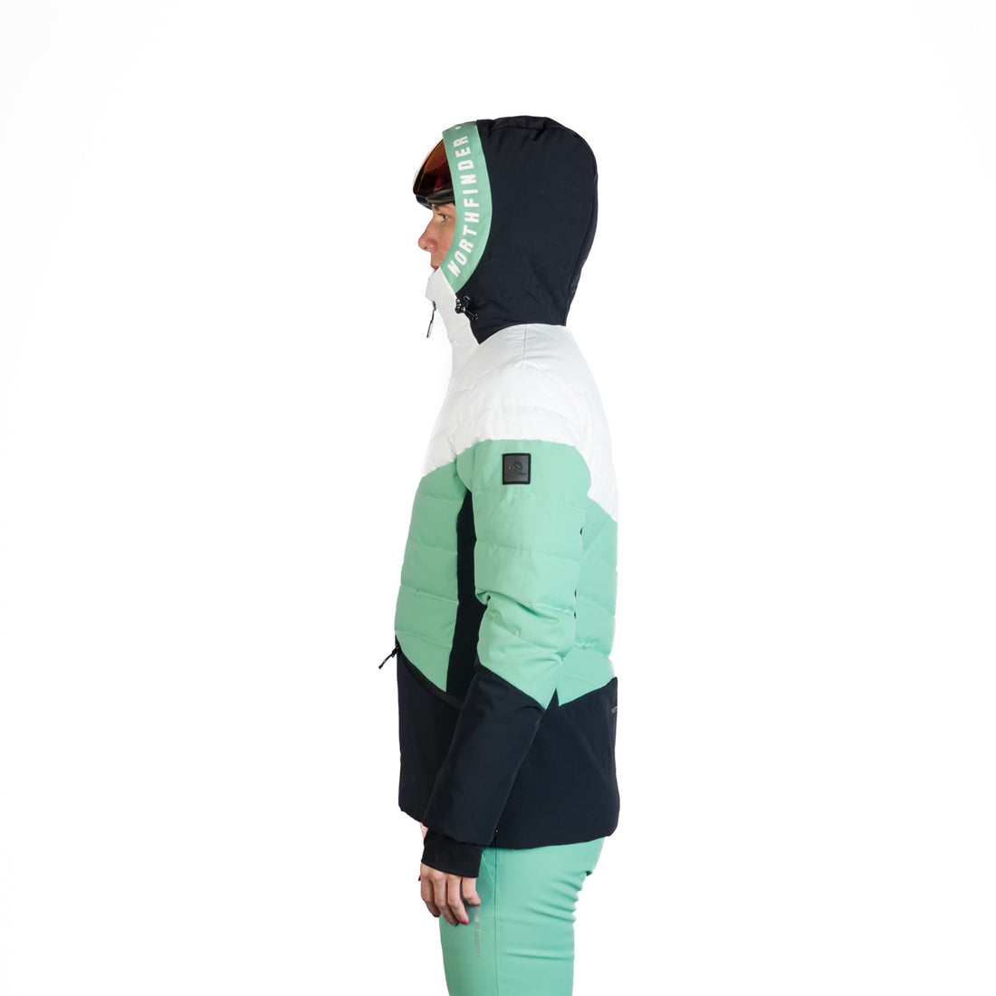 Women's quilted insulated ski jacket NANETTE