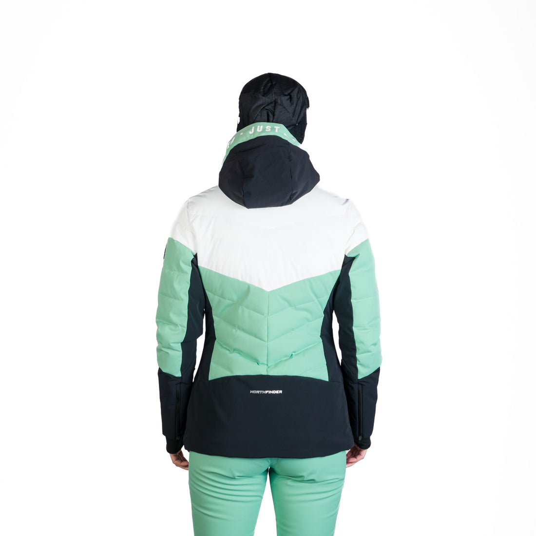 Women's quilted insulated ski jacket NANETTE
