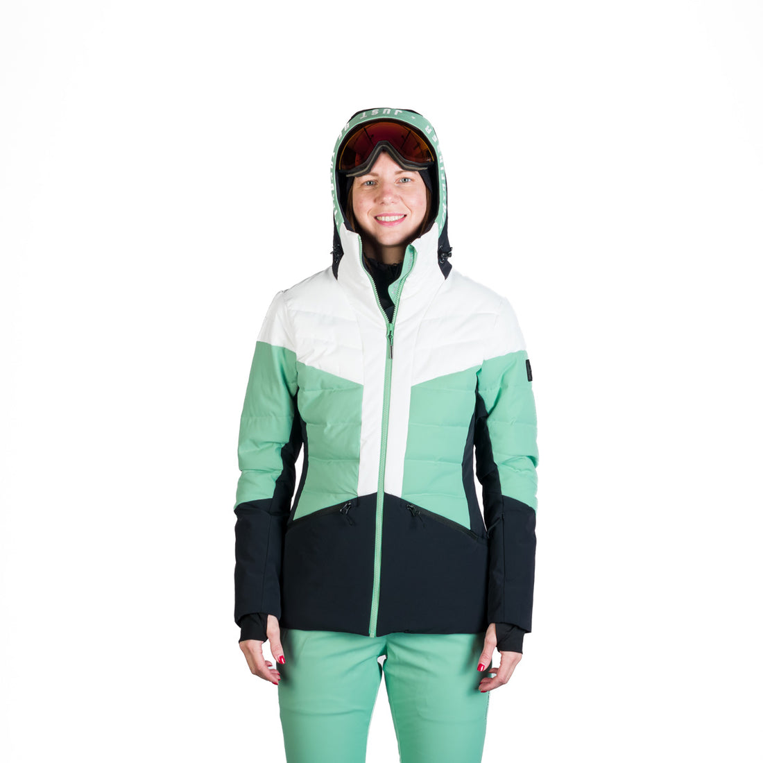 Women's quilted insulated ski jacket NANETTE