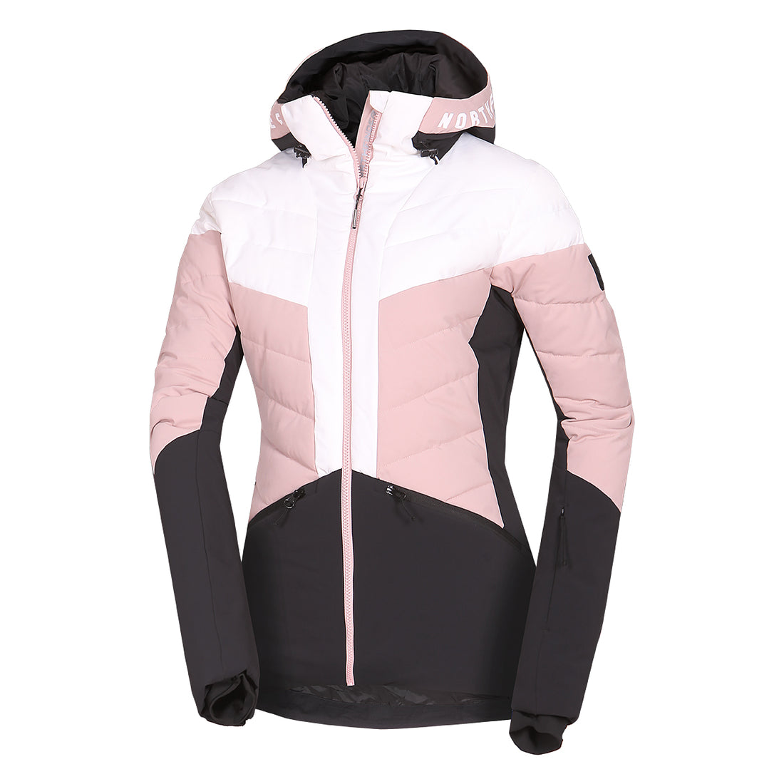 Women's quilted insulated ski jacket NANETTE