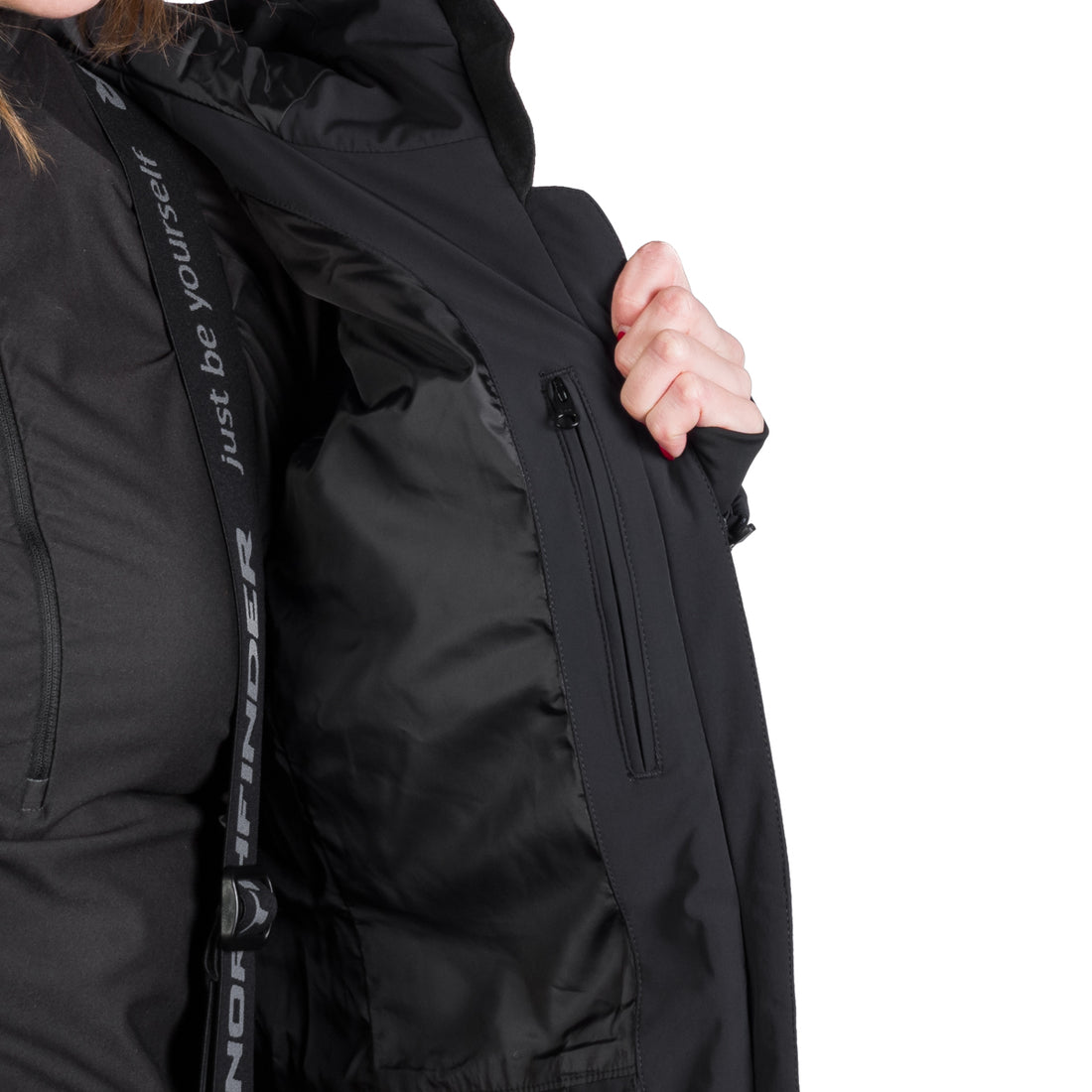 Women's quilted insulated ski jacket NANETTE