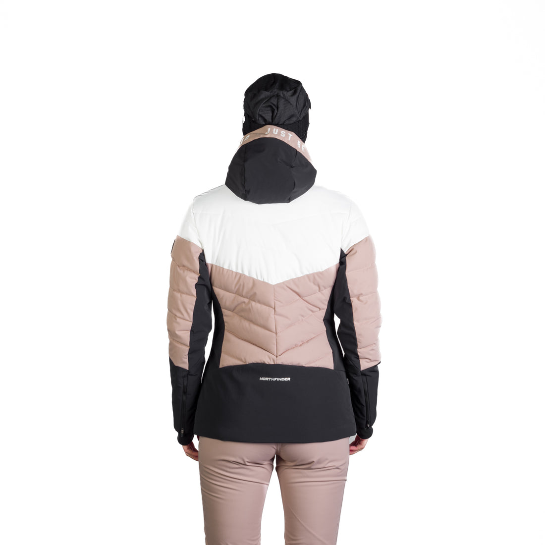 Women's quilted insulated ski jacket NANETTE