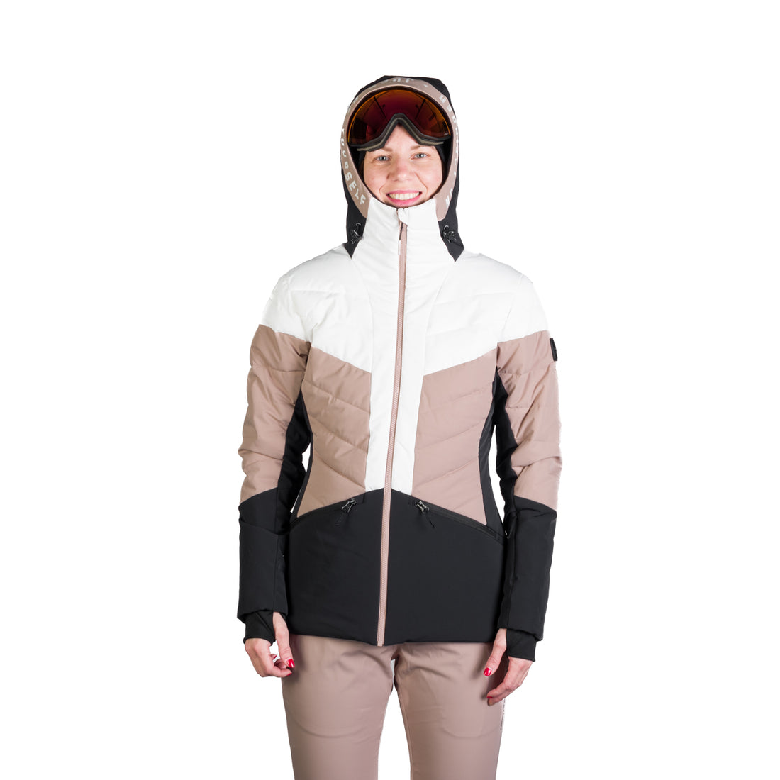 Women's quilted insulated ski jacket NANETTE