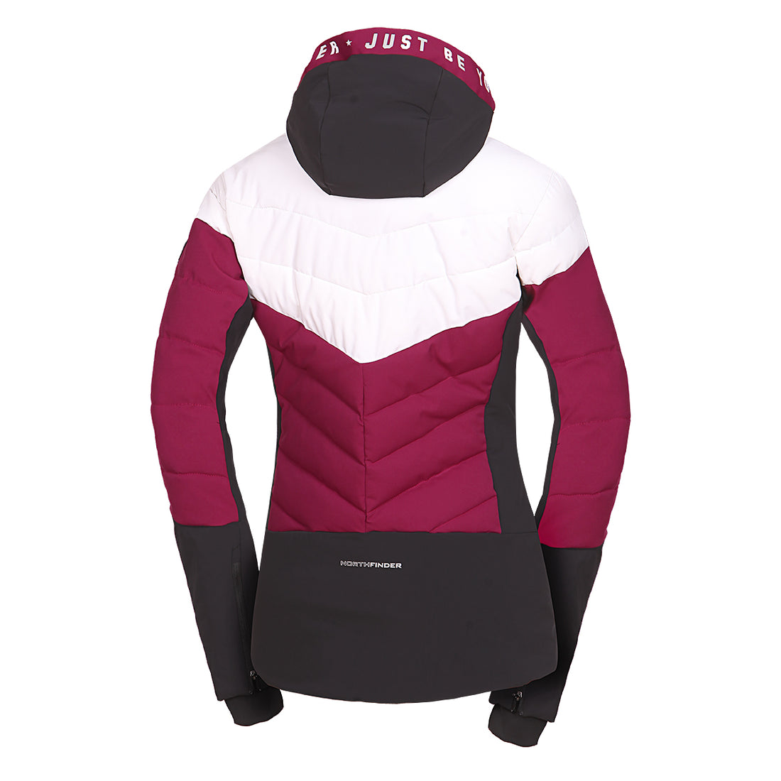 Women's quilted insulated ski jacket NANETTE