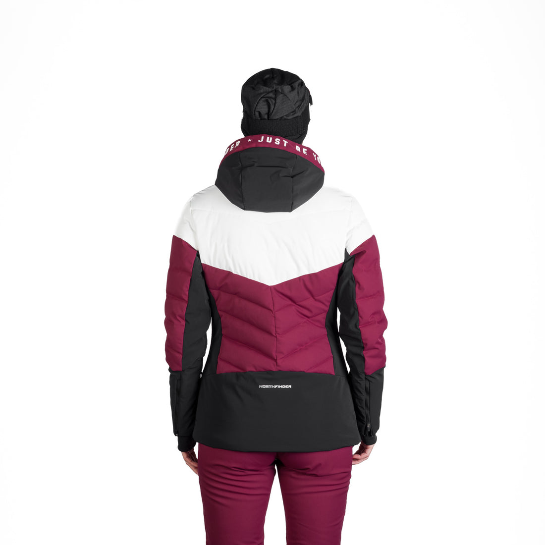 Women's quilted insulated ski jacket NANETTE