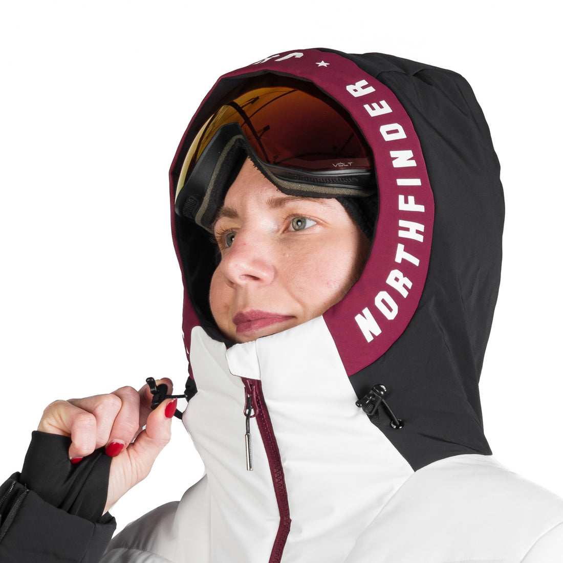 Women's quilted insulated ski jacket NANETTE