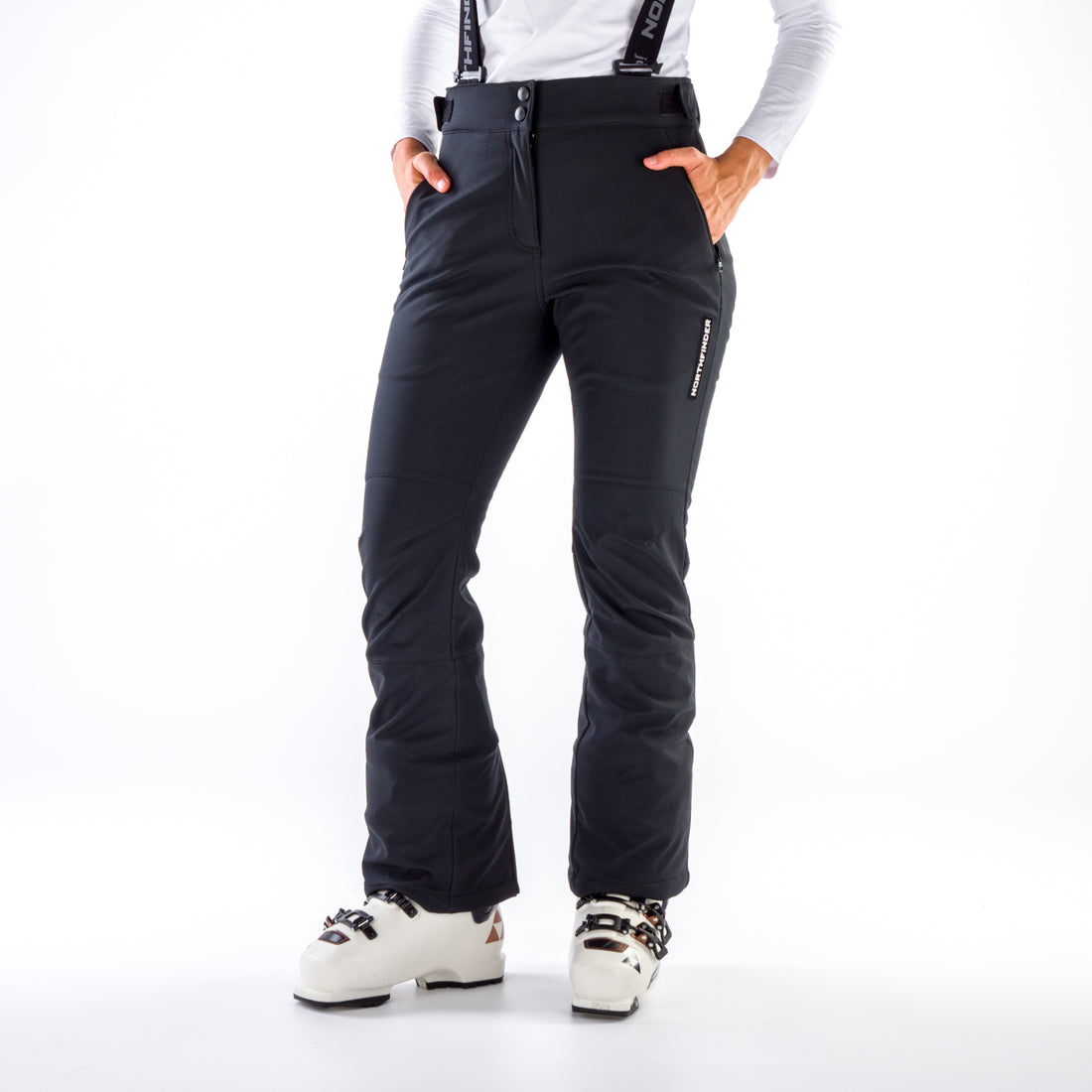 Women's ski-softshell pants for winter 3L GRACELYN