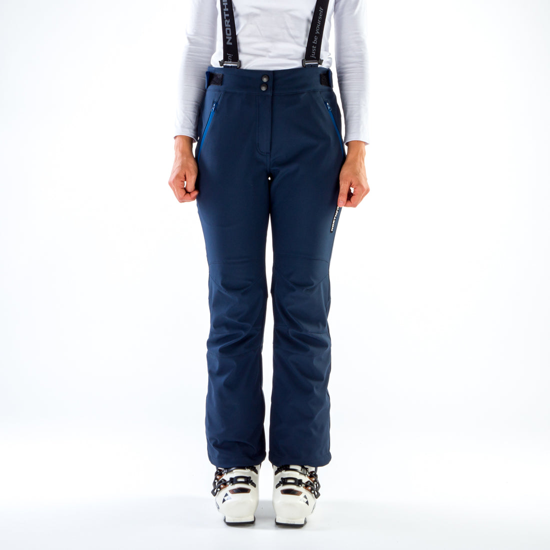 Women's ski-softshell pants for winter 3L GRACELYN