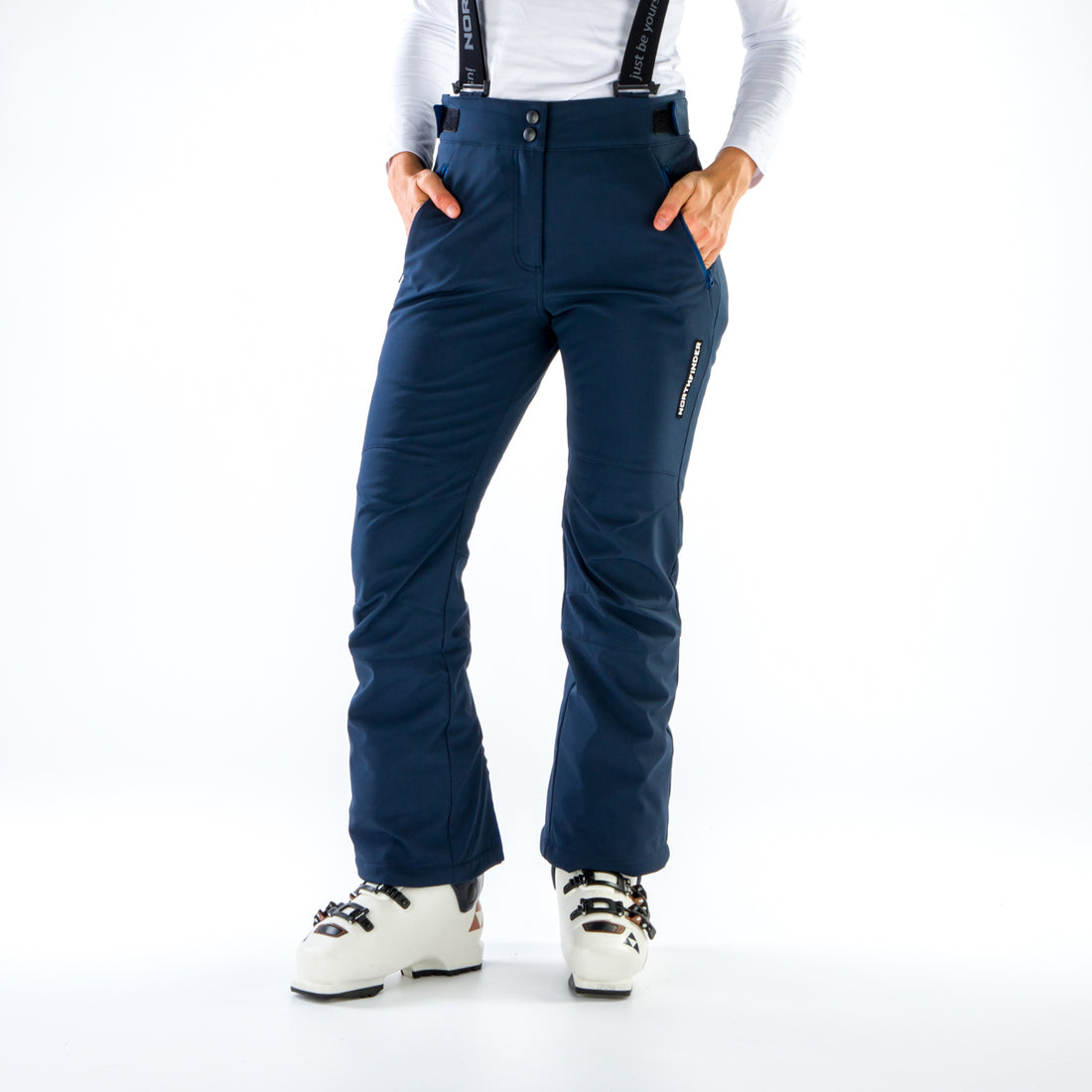 Women's ski-softshell pants for winter 3L GRACELYN