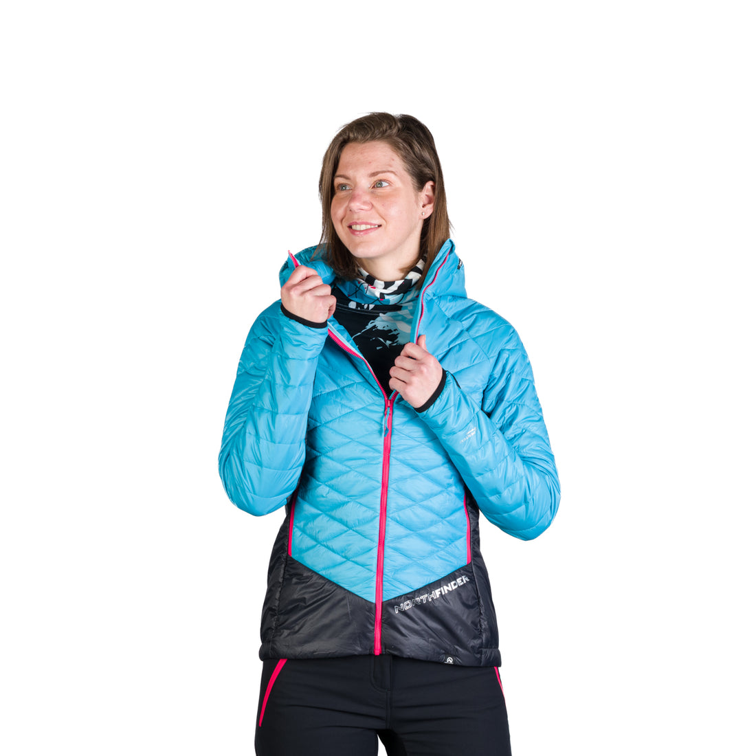 Women's ski-touring insulated jacket Primaloft® Gold OPALENA 1