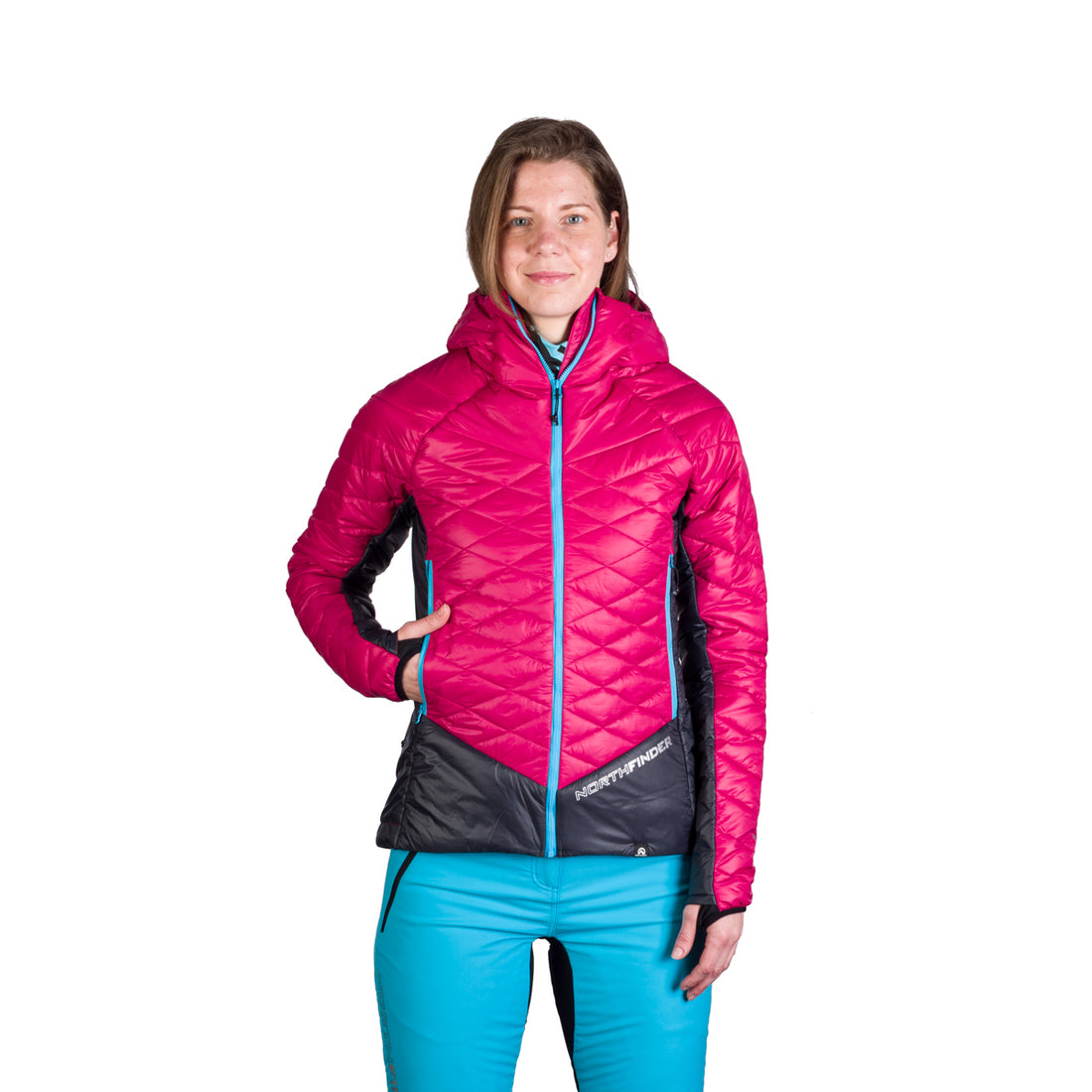 Women's ski-touring insulated jacket Primaloft® Gold OPALENA 1